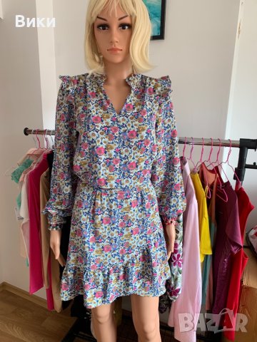 Красива рокля на цветя , снимка 2 - Рокли - 40816389