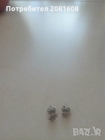 Обици сребърни , снимка 2 - Обеци - 31837093