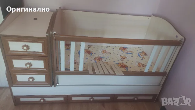 Трансформираща се детска кошара тип люлка , снимка 2 - Кошарки - 55809030