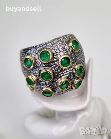 сребърен пръстен, снимка 3 - Пръстени - 54039120