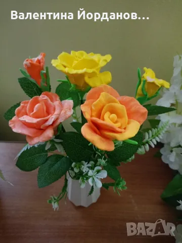 декорации с различни видове цветя , снимка 2 - Декорация за дома - 48358880