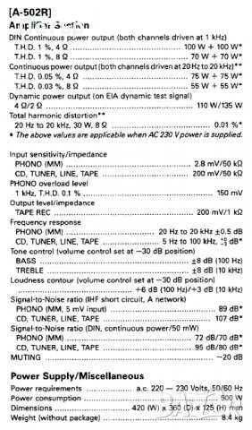 Pioneer A-339, A-502R, снимка 7 - Ресийвъри, усилватели, смесителни пултове - 35025649