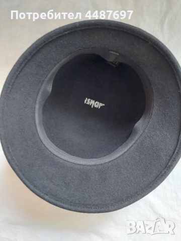 Дамска филцова шапка, снимка 4 - Шапки - 52824087