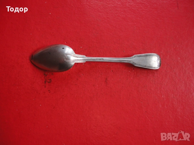 Сребърна лъжичка лъжица 20, снимка 3 - Други ценни предмети - 54086279