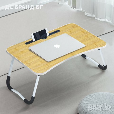Сгъваема маса за лаптоп със слот за таблет или смартфон, снимка 3 - Маси - 35092847