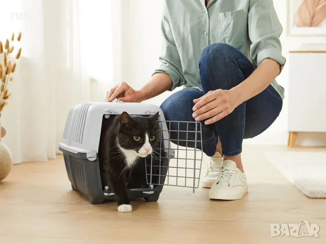 НОВИ! Транспортна клетка кутия за домашен любимец до 10кг, снимка 3 - Други стоки за животни - 47463074