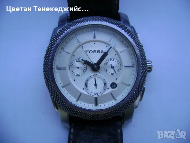 Продавам 4 кварцови и 1 механичен часовник Fossil,Nec,Pratina,Q&Q,Зим, снимка 6 - Мъжки - 48369501