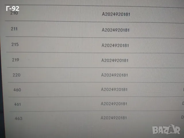 A2024920181**NEU**MERCEDES-BENZ**Гарнитура за изпускателна система**(Леща за ауспух)**, снимка 4 - Части - 48820683