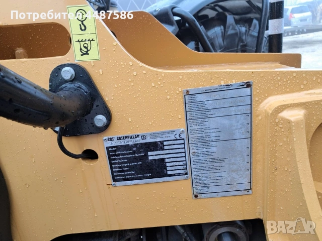 Телескопичен товарач Caterpillar TH407C, снимка 18 - Индустриална техника - 53246711