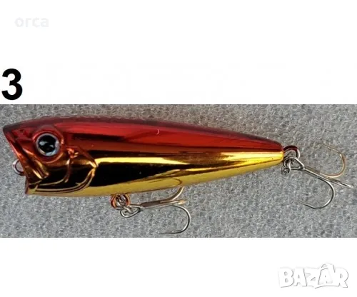 Попер - воблер OKINWA CHINU POPPER R/Serise For Bass, снимка 4 - Такъми - 47909672