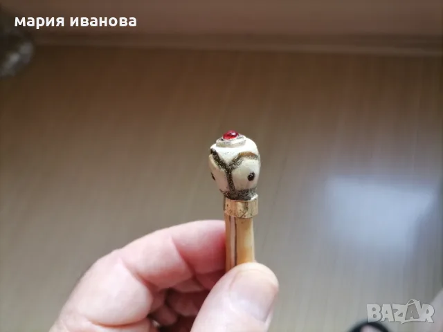 Малка ножка чемшир украса камъни , снимка 4 - Ножове - 55804792