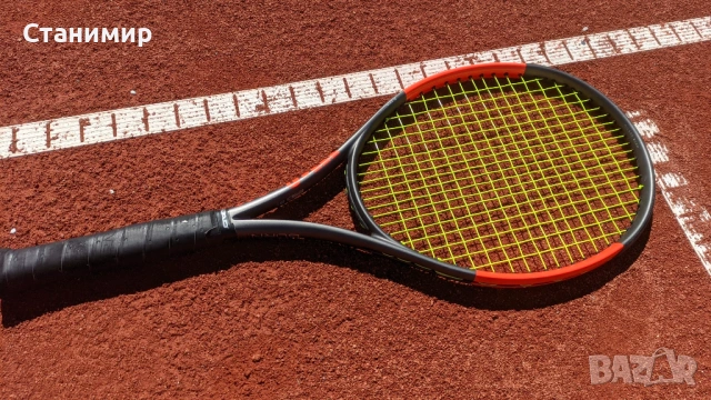 Wilson Burn 100LS тенис ракета Нишикори, снимка 7 - Тенис - 54199531