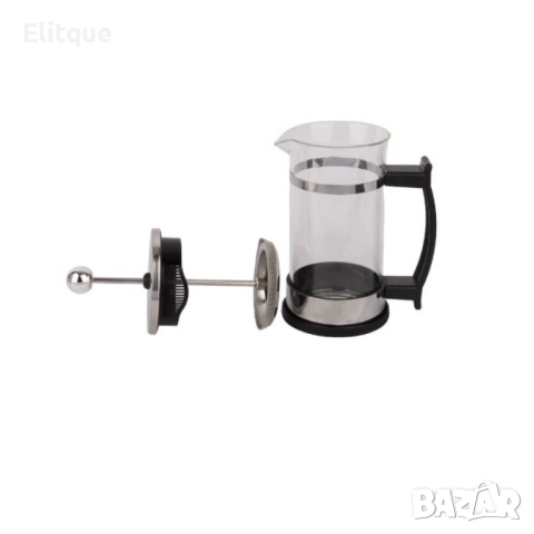 Френска стъклена преса за кафе и чай, снимка 12 - Други - 52901411