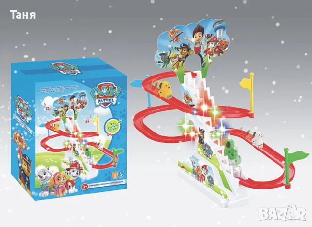 Пързалка Пес Патрул, Музика и светлини, Многоцветен, снимка 4 - Коли, камиони, мотори, писти - 48473595