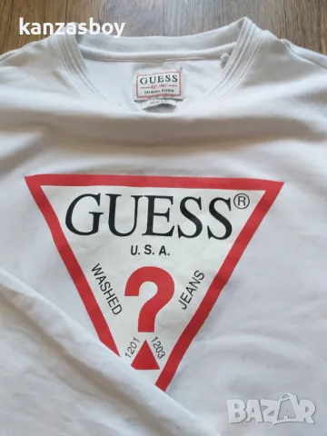 Guess triangle outlet logo sweatshirt - страхотна мъжка блуза С, снимка 2 - Блузи - 48733073