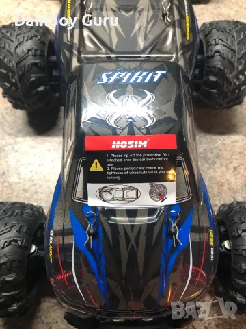 Hosim 1:16 RC , Monster Trucks  52+KMH 4X4 Дистанционно управлявана количка , снимка 17 - Коли, камиони, мотори, писти - 48160779