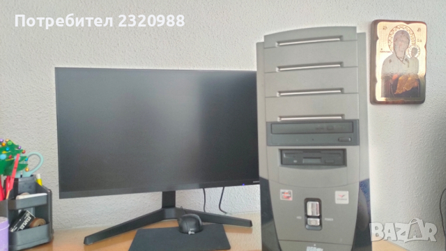 Монитор + Геймърски Компютър AMD Ryzen 5 1600, Asus RX 580
, снимка 2 - За дома - 44757724