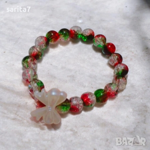 гривна Магия с красива перлена панделка 🎀, снимка 6 - Гривни - 53179816