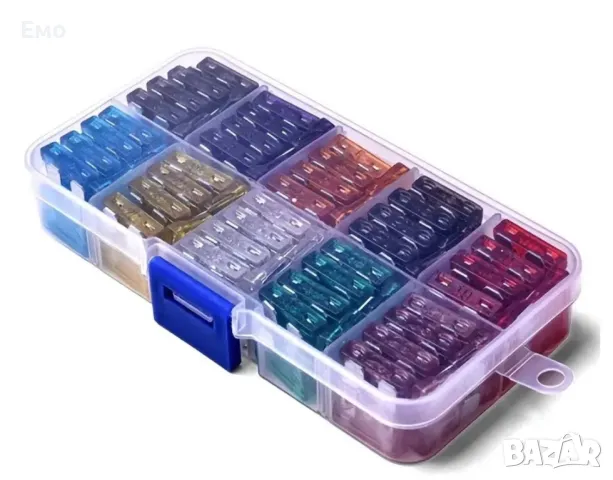 Комплект бушони - предпазители 100 броя за автомобили, бусове и др, снимка 3 - Аксесоари и консумативи - 48544458