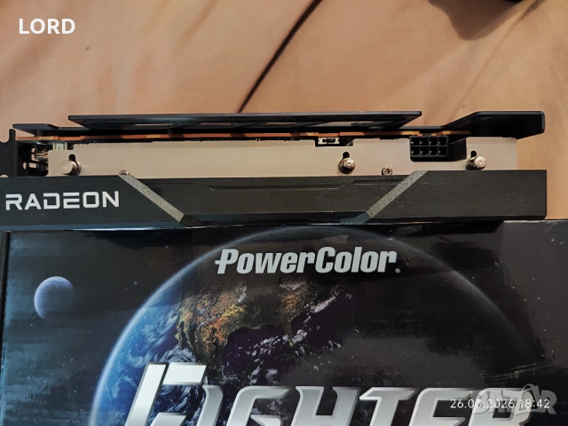 Видеокарта RX 6600 PowerColor Hellhound OC , снимка 5 - Видеокарти - 54314873