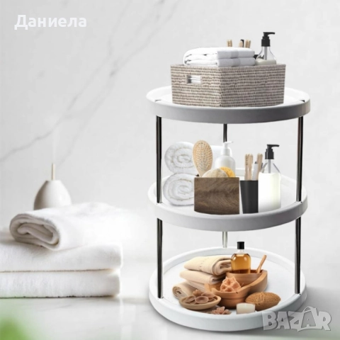 Въртяща се 3-етажна поставка , снимка 3 - Други стоки за дома - 51872383