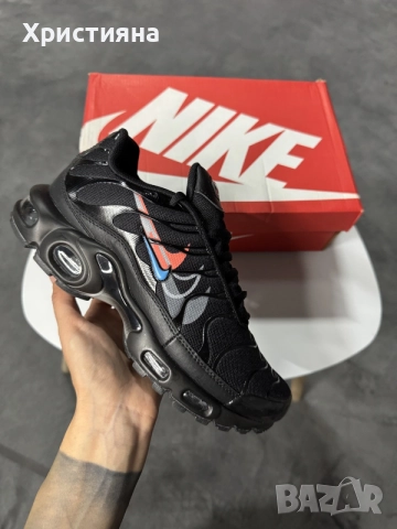 Nike Air Max Plus Multi Swoosh Black/Bright Crimson
