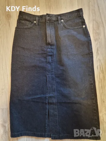 MNG jeans дълга дънкова пола , снимка 2 - Поли - 56120551