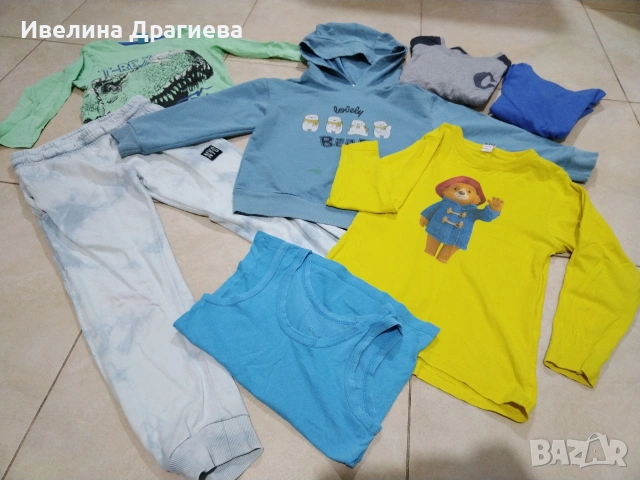 лот детски дрехи момче 110/116