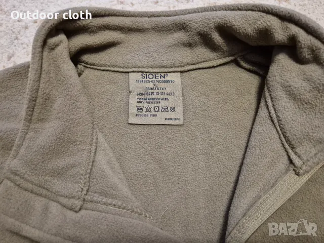 Sioen термо поларена блуза лов туризъм риболов бушкрафт тактическа  airsoft , снимка 2 - Блузи - 49145345