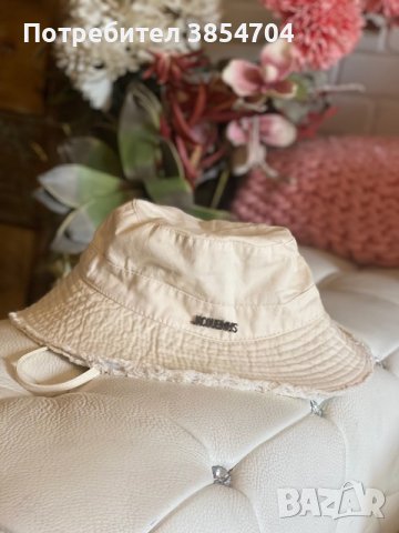 шапка JACQUEMUS Le Bob Artichaut bucket hat, снимка 12 - Шапки - 42325635