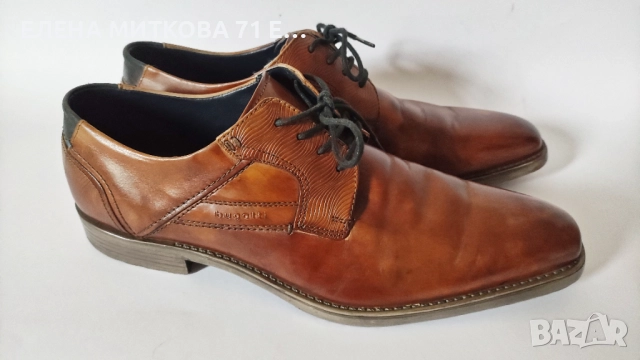 Bugatti мъжки обувки естествена кожа н.44, снимка 8 - Спортно елегантни обувки - 51749007