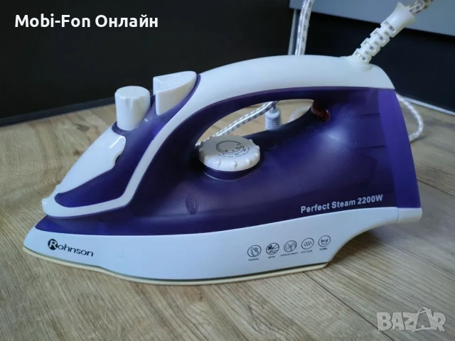 Парна ютия Rohnson R-331, 2200W, керамично покритие, снимка 5 - Ютии - 53975709