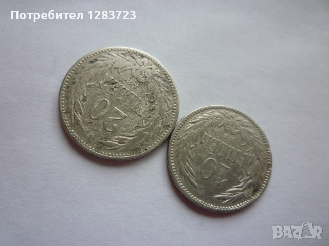 10 и 20 филера 1893 година, снимка 4 - Нумизматика и бонистика - 53333877