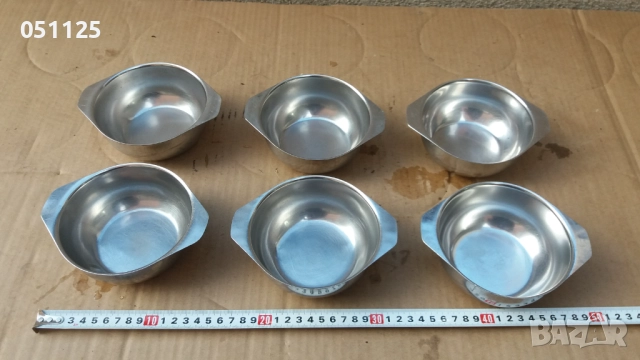 никел - комплект от 6 броя купички - отлични 