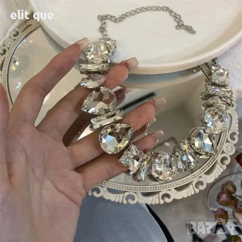 тежко колие с камъни , снимка 3 - Колиета, медальони, синджири - 55752726