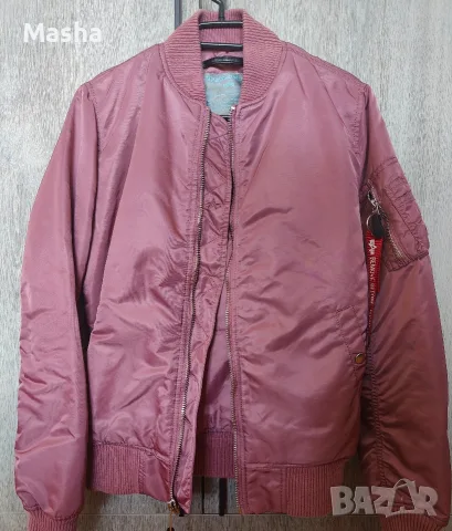 Оригинално дамско яке бомбър Alpha Industries MA-1 VF 59, размер M, снимка 3 - Якета - 55735136
