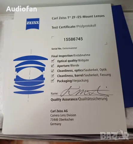 Zeiss MAKRO - PLANAR 100mm F/2 T*, снимка 7 - Обективи и филтри - 48418632