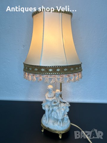 Порцеланова лампа №5098 , снимка 1 - Антикварни и старинни предмети - 44304060