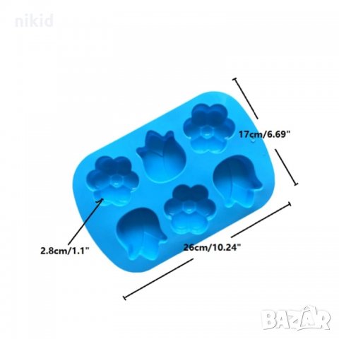 едро цвете лале силиконов молд форма калъп сапун гипс шоколад, снимка 4 - Форми - 33704861