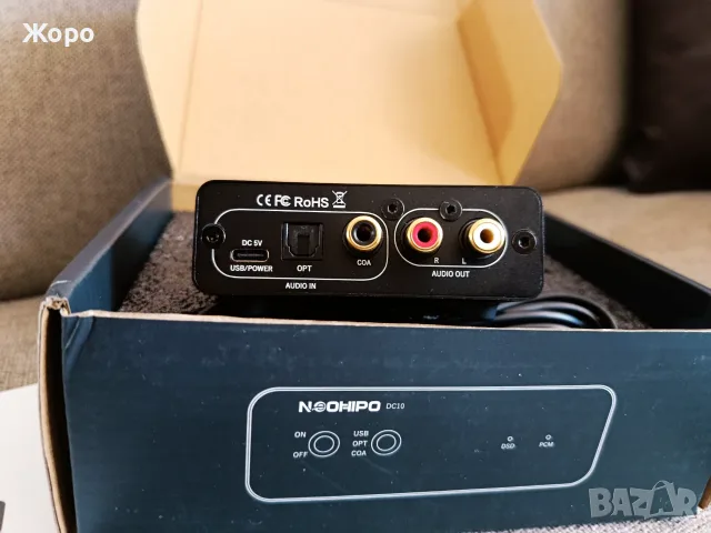 ⏯️Клип. DSD / PCM DAC Sabre ES9028 чисто нов, снимка 3 - Ресийвъри, усилватели, смесителни пултове - 55886576