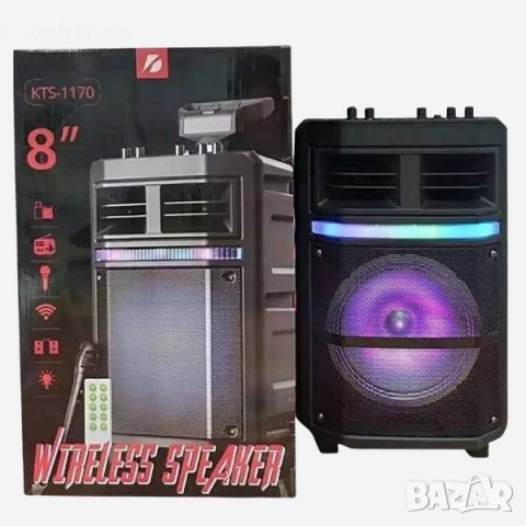 Преносима Караоке Тонколона KTS 1170 , 8 инча , 500W, снимка 1