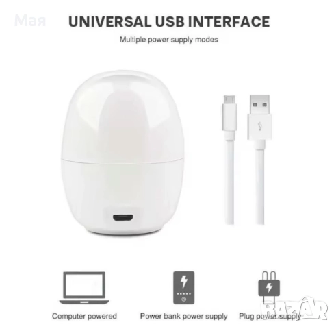 9 лева нова мини 6W LED UV лампа за гел лак. , снимка 2 - Продукти за маникюр - 49579930