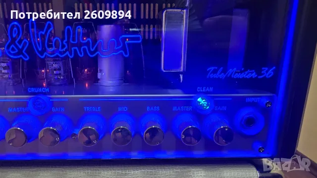 Hughes and Kettner Tubemeister 36 лампов усилвател за китара с лека неизправност, снимка 2 - Други - 55836106