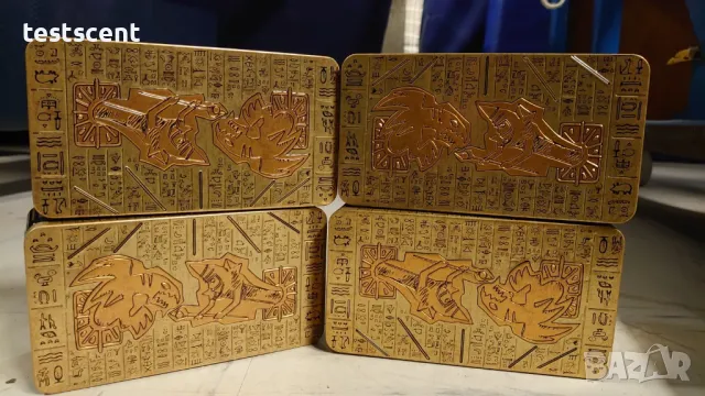 Празни тинове Yu-Gi-Oh! колекционерски кутии за събиране складиране на карти yugioh, снимка 2 - Колекции - 47643579