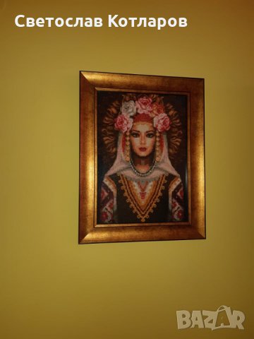 гоблен картина НЕВЕСТА за подарък юбилей рожден ден , снимка 4 - Картини - 29982799