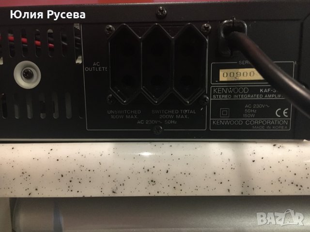 Kenwood stereo integrated amplifier KAF-3030R, снимка 6 - Ресийвъри, усилватели, смесителни пултове - 35037840