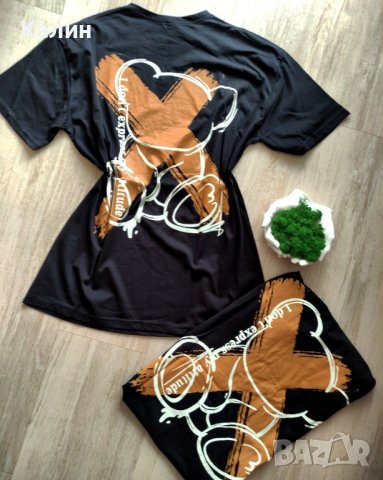 Памучни дамски тениски с гумирано лого - два цвята - 24 лв., снимка 5 - Тениски - 44289384