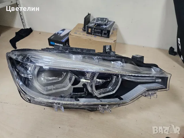 Десен фар BMW F30 Adaptive LED desen far бмв ф30 адаптив лед, снимка 2 - Части - 50292655