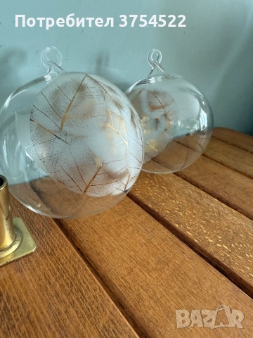 Стъклени топки за елха, снимка 4 - Декорация за дома - 52545994