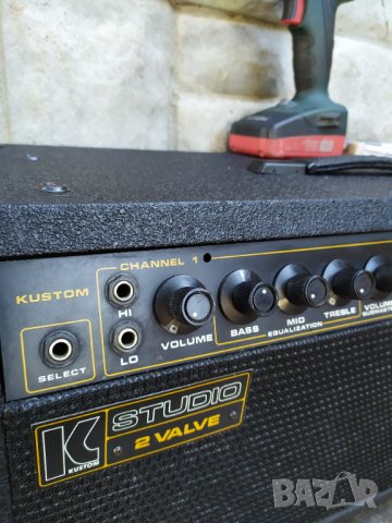 Vintage Лампов усилвател , глава за китара Kustom K Studio-USA, снимка 3 - Китари - 31709519